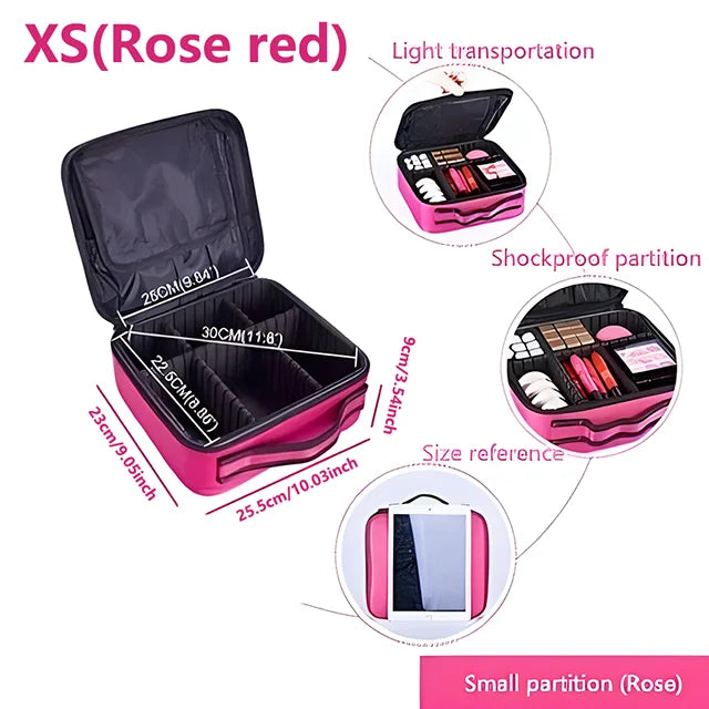 Large Professional Makeup & Nail Tool Organizer