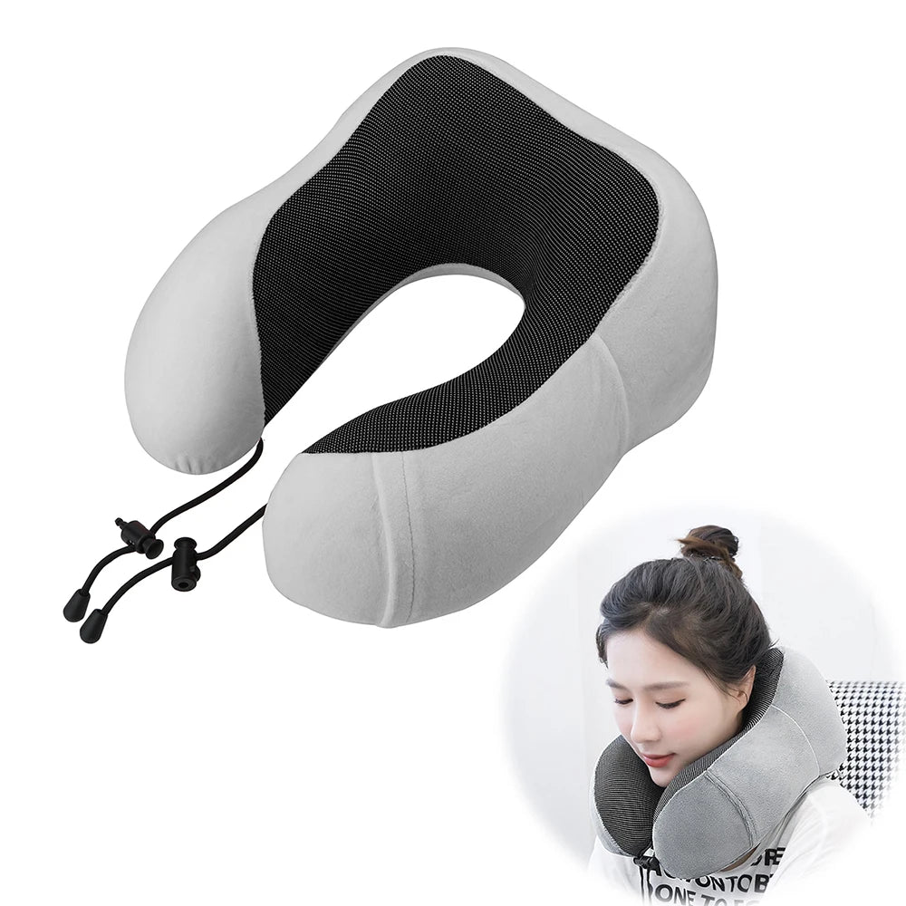 U-Shaped Memory Foam Travel Neck Pillow