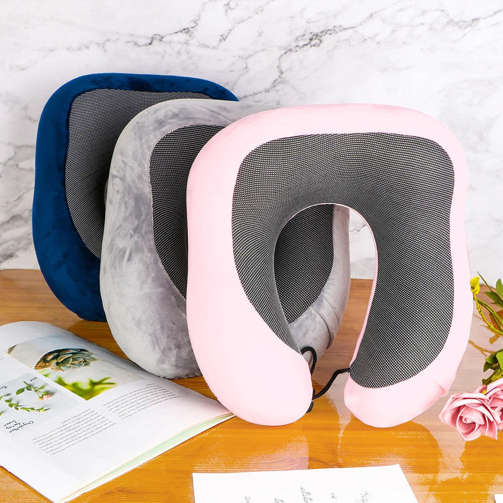 U-Shaped Memory Foam Travel Neck Pillow