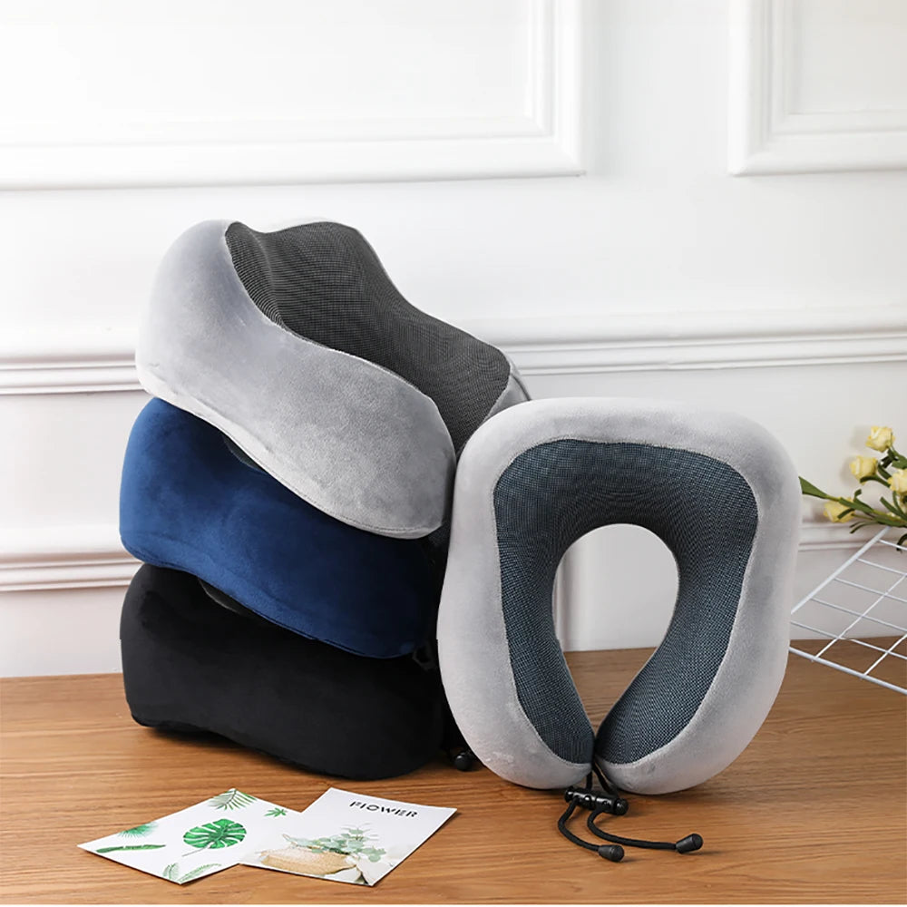 U-Shaped Memory Foam Travel Neck Pillow