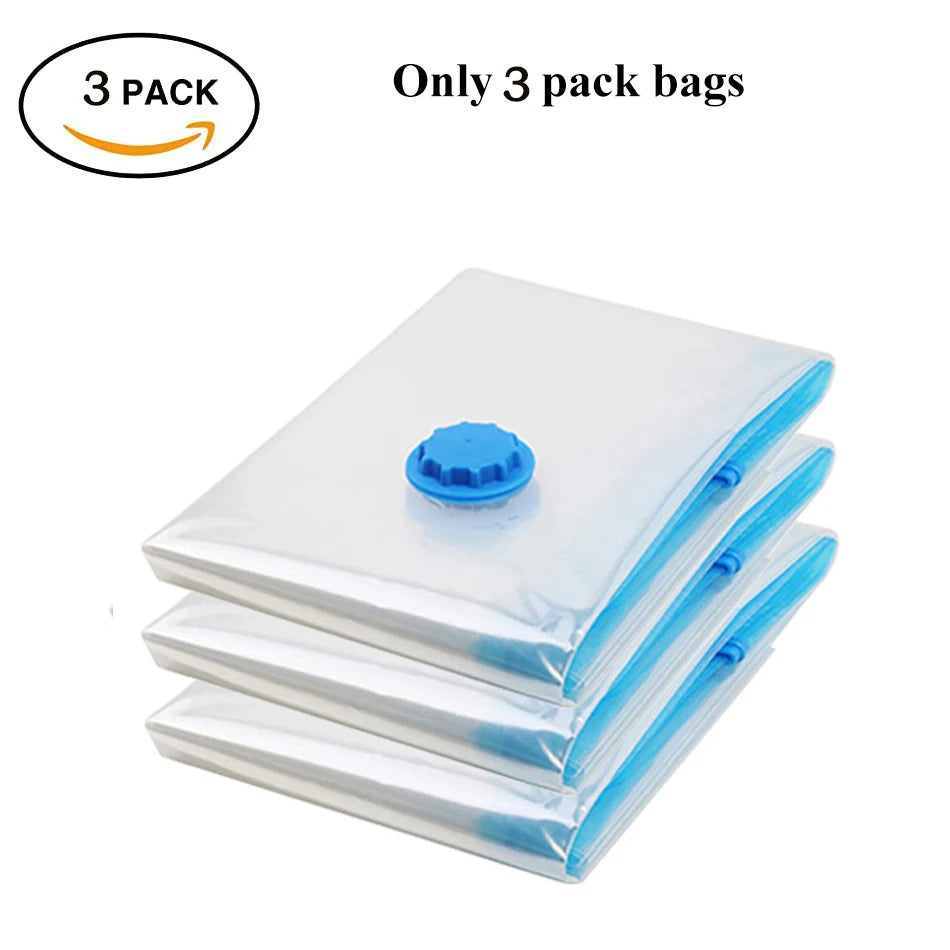 Vacuum Storage Bags for Clothes & Bedding