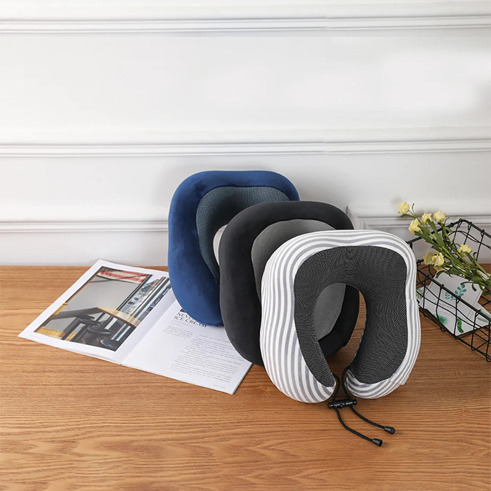 U-Shaped Memory Foam Travel Neck Pillow