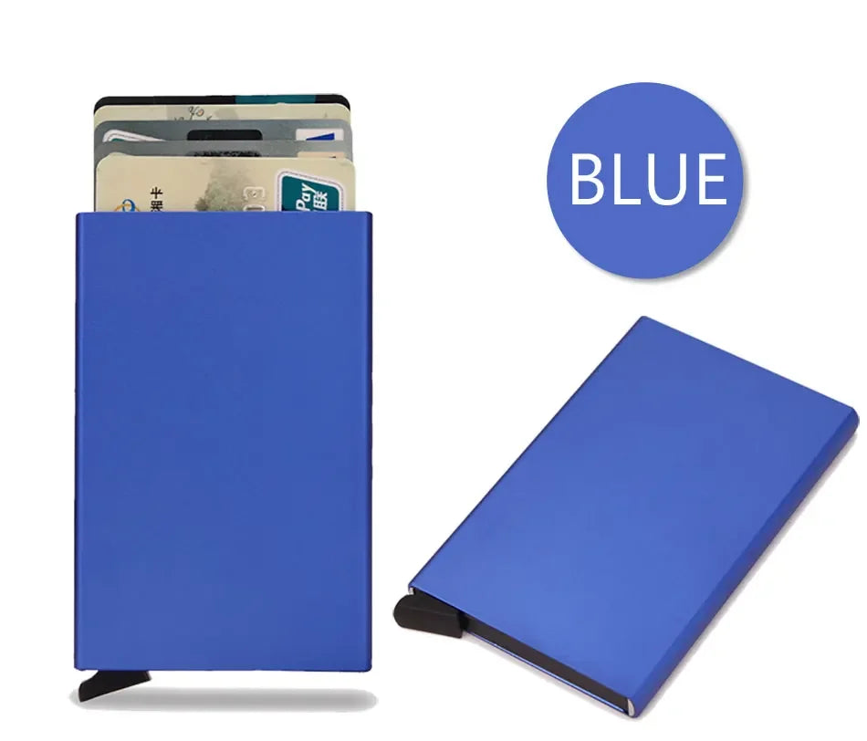 Slim RFID Metal Wallet for Men & Women