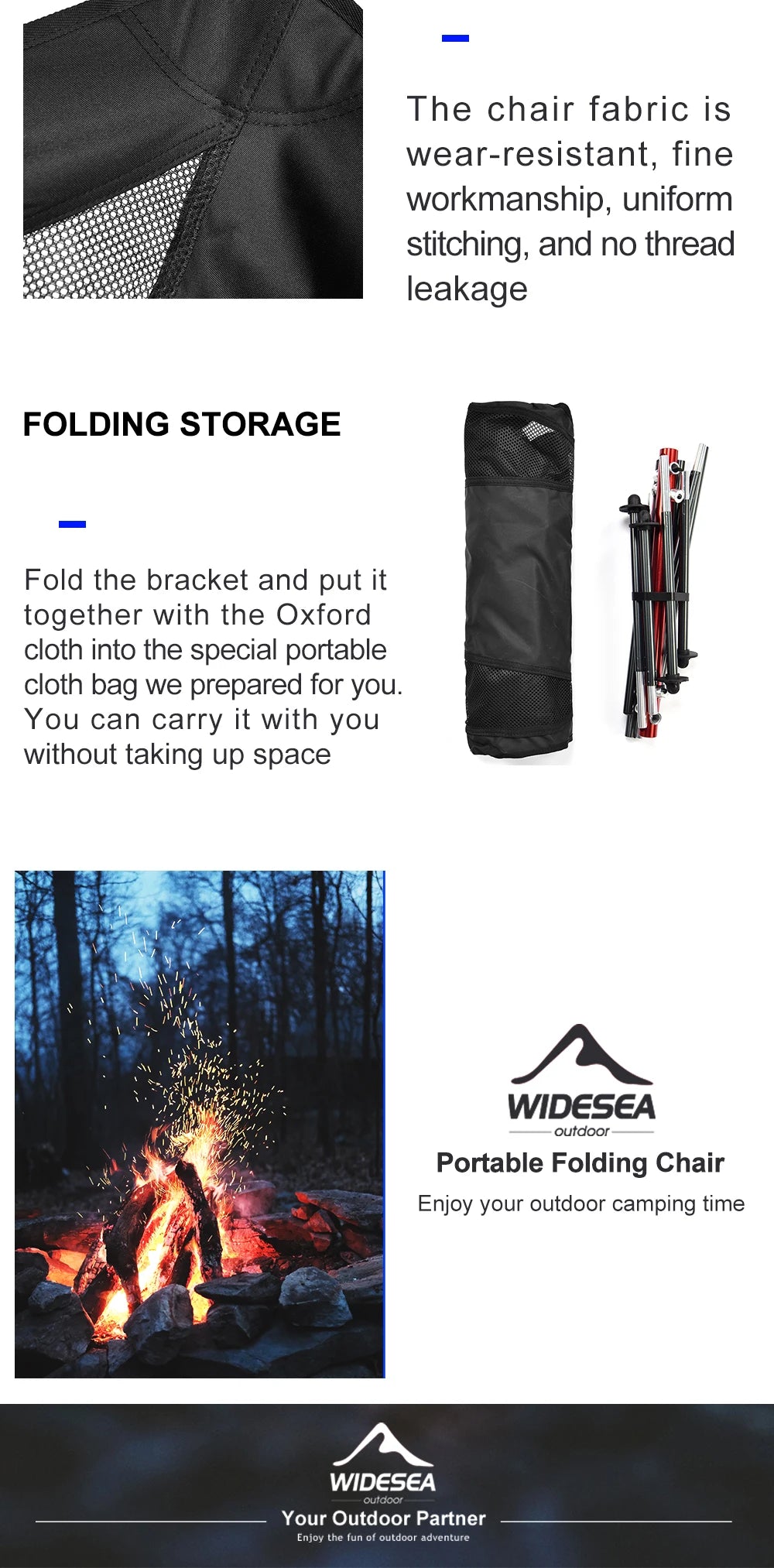Folding Camp & Fishing Leisure Chair