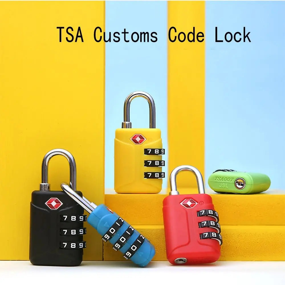 TSA 3-Digit Travel Combination Padlock