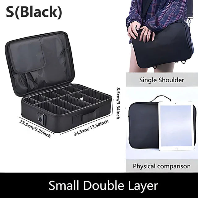 Large Professional Makeup & Nail Tool Organizer
