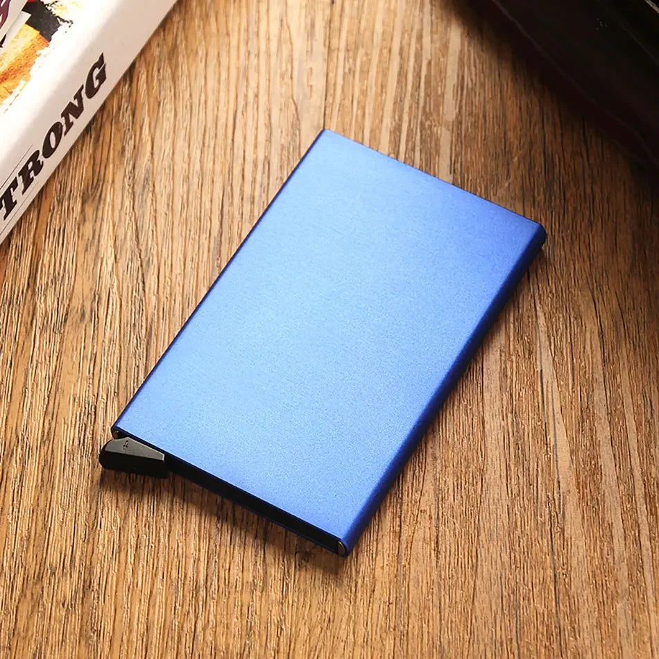 Slim RFID Metal Wallet for Men & Women
