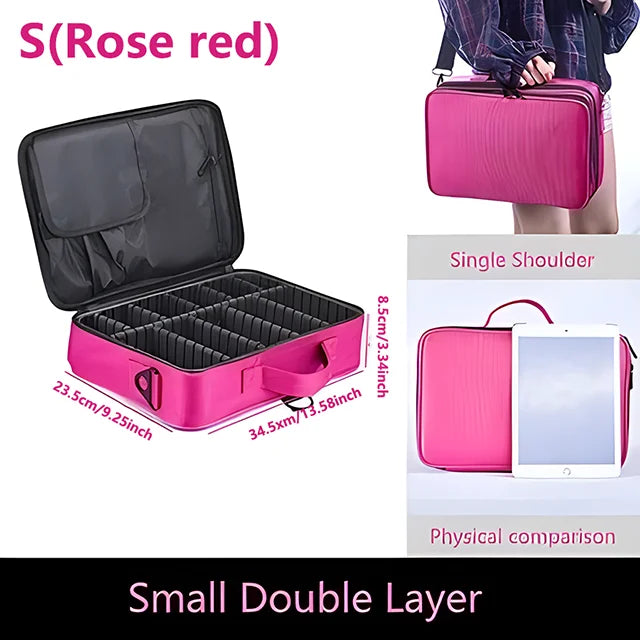 Large Professional Makeup & Nail Tool Organizer