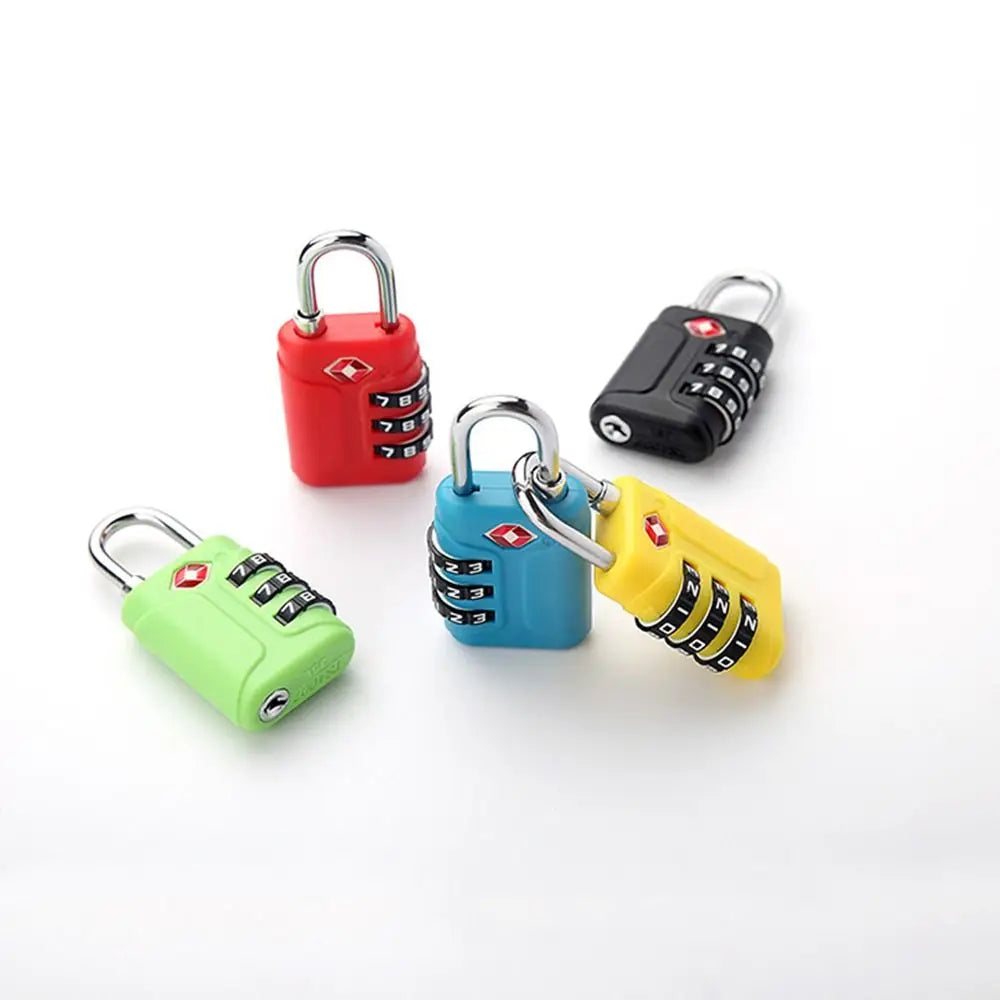 TSA 3-Digit Travel Combination Padlock