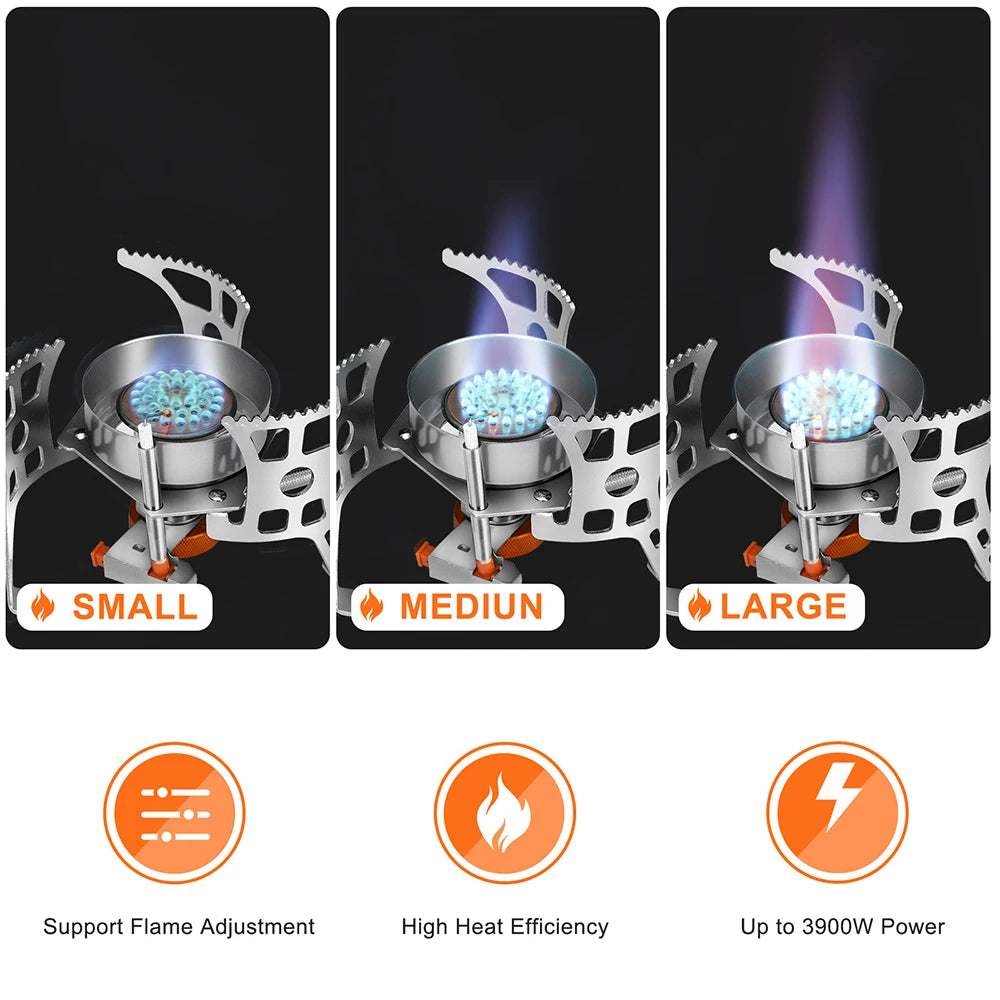 3900W Windproof Outdoor Camping Gas Stove