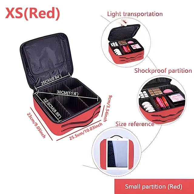 Large Professional Makeup & Nail Tool Organizer