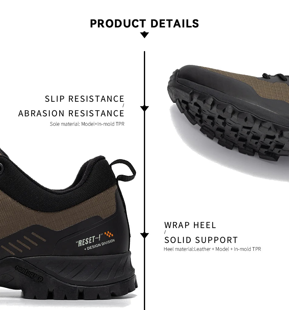 Men’s Waterproof Anti-Skid Hiking Shoes