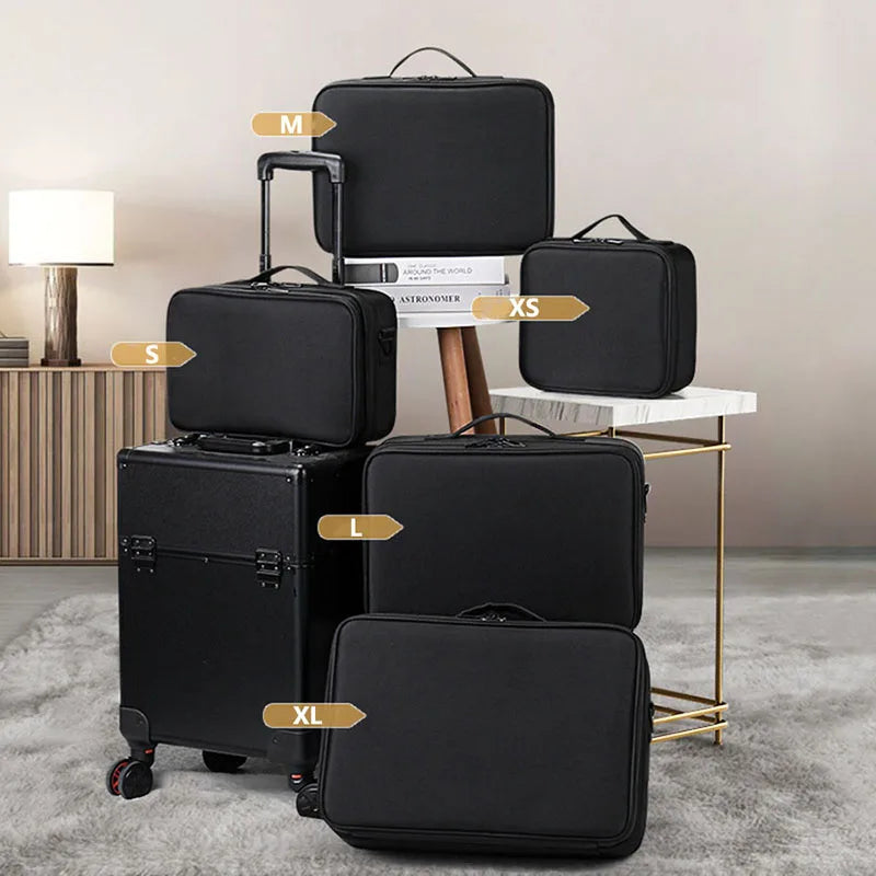 Large Professional Makeup & Nail Tool Organizer
