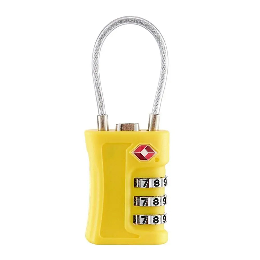 TSA 3-Digit Travel Combination Padlock