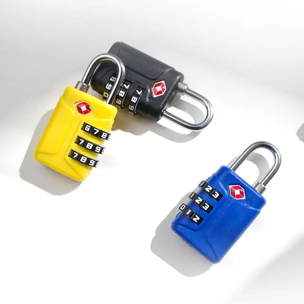 TSA 3-Digit Travel Combination Padlock