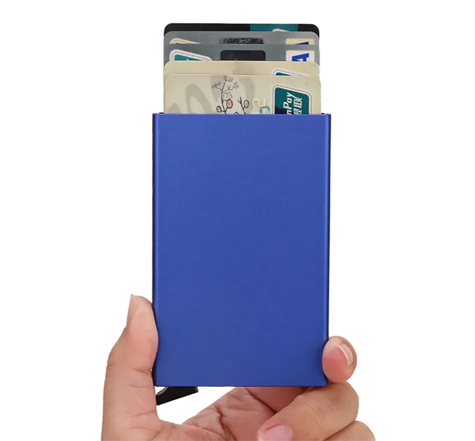 Slim RFID Metal Wallet for Men & Women