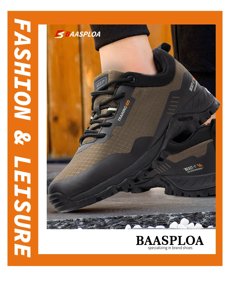 Men’s Waterproof Anti-Skid Hiking Shoes