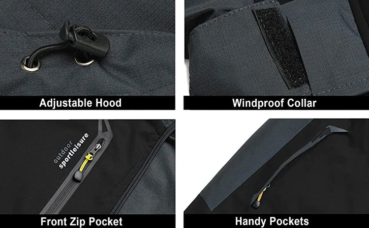 Men’s Outdoor Waterproof Hiking Jacket