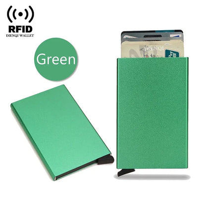 Slim RFID Metal Wallet for Men & Women