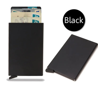 Slim RFID Metal Wallet for Men & Women