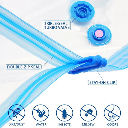 Vacuum Storage Bags for Clothes & Bedding