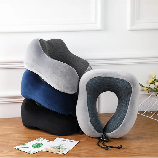 U-Shaped Memory Foam Travel Neck Pillow