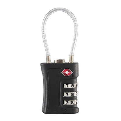 TSA 3-Digit Travel Combination Padlock
