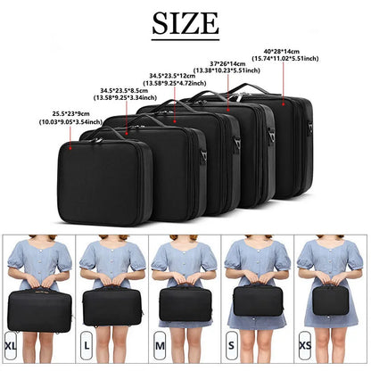 Large Professional Makeup & Nail Tool Organizer