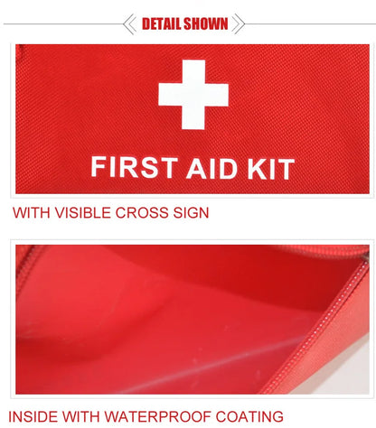50-Piece Portable First Aid & Emergency Kit