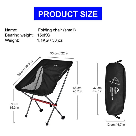 Folding Camp & Fishing Leisure Chair