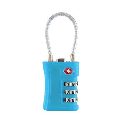 TSA 3-Digit Travel Combination Padlock