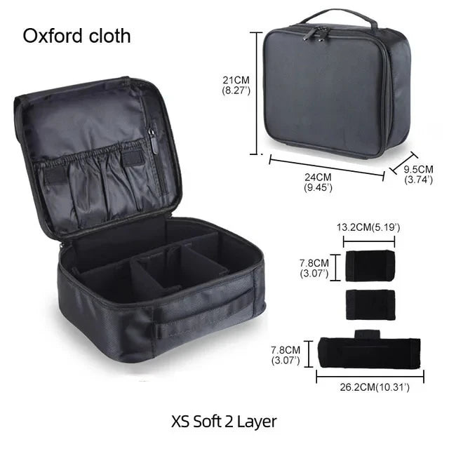 Large Professional Makeup & Nail Tool Organizer