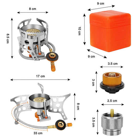 3900W Windproof Outdoor Camping Gas Stove