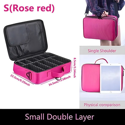 Large Professional Makeup & Nail Tool Organizer