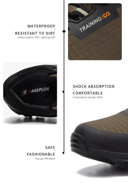 Men’s Waterproof Anti-Skid Hiking Shoes