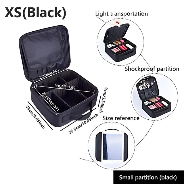Large Professional Makeup & Nail Tool Organizer