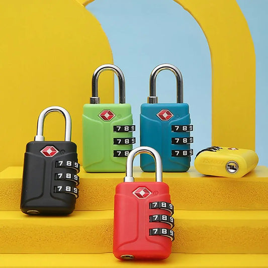 TSA 3-Digit Travel Combination Padlock