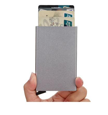 Slim RFID Metal Wallet for Men & Women