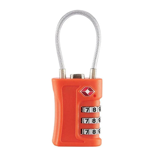 TSA 3-Digit Travel Combination Padlock